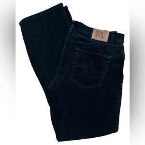 Vintage Ralph Lauren Sport Women’s Size 10 Black Corduroy Straight Leg Pants Y2K